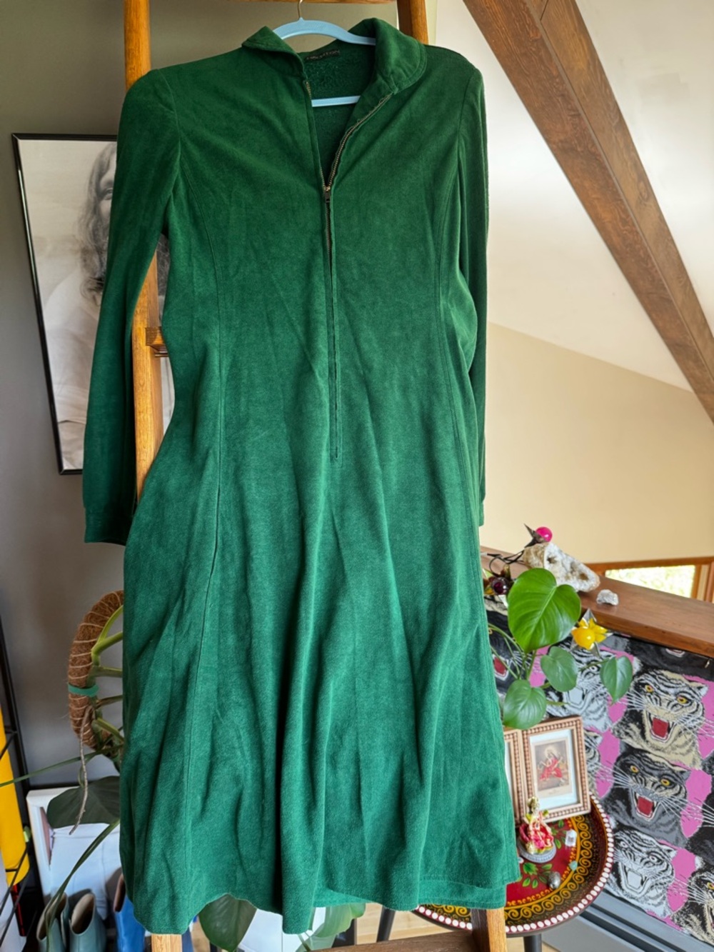 Halston Ultra Suede Dress